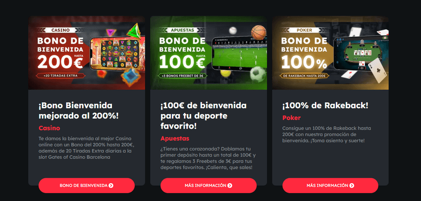 Bonos de Casino Barcelona casino, apuestas y poker