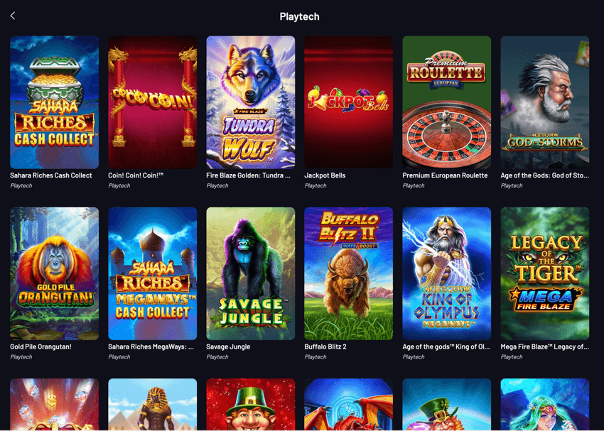 MaxBet – catalog Playtech Secțiunea Playtech la MaxBet cu Sahara Riches, Tundra Wolf, Buffalo Blitz și Age of the Gods