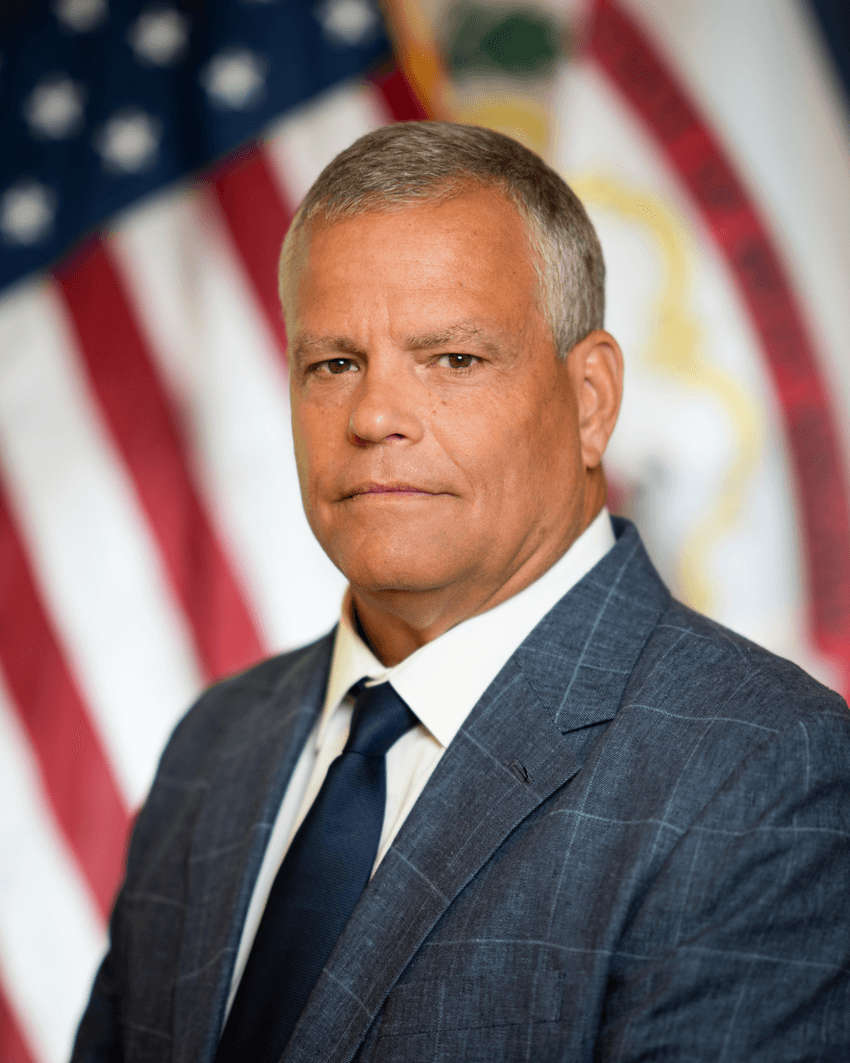 Acting West Virginia Lottery Director David R. Bradley featured on an official West Virginia Lottery webpage.