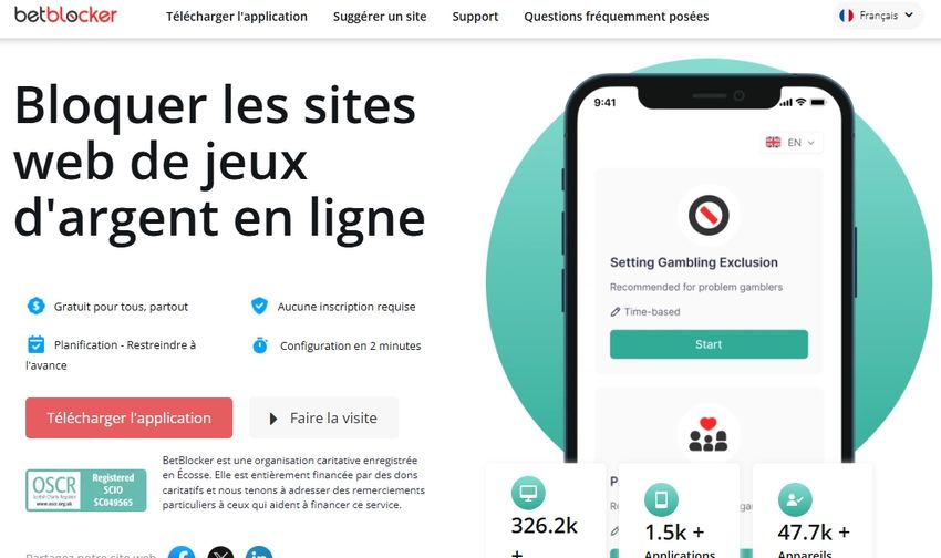 BetBlocker – blocage des sites de jeux d’argent en ligne