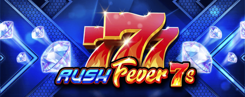 Rush Fever 7s logo Rush Fever 7s online slot game logo