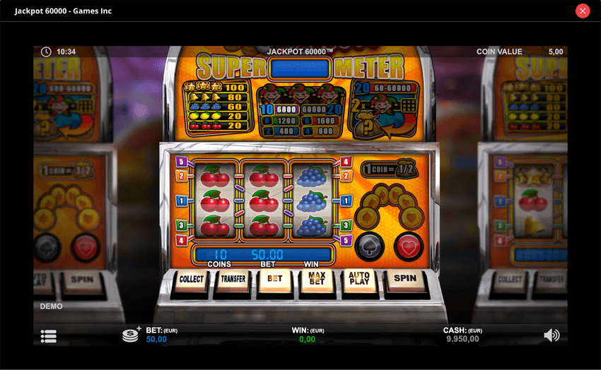 big win on Jackpot 60000 slot