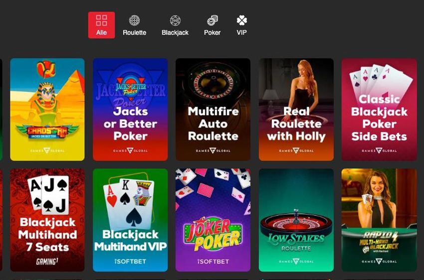 Tischspiele in legalen Casinos