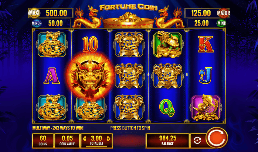 Fortune Coin jackpot