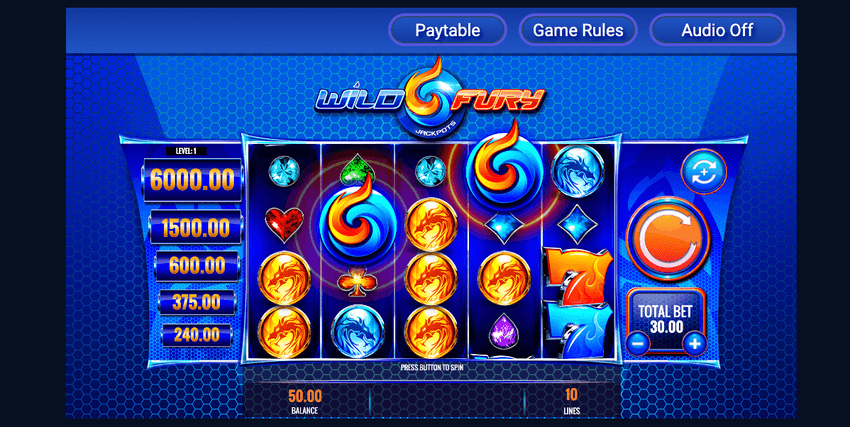 Wild Fury Jackpots big win