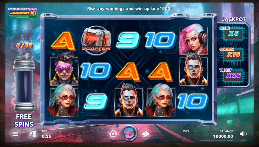 how to win on Dreamshock Jackpot X slot