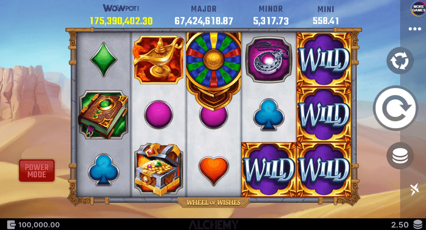 Wheel of Wishes de Microgaming con jackpot progresivo