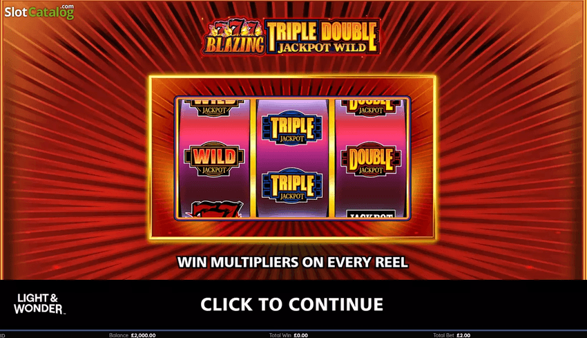Blazing 777 Triple Double Jackpot Wild slot machine Blazing 777 Triple Double Jackpot Wild big win