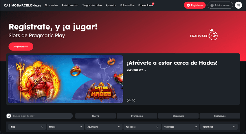 Juegos de Pragmatic Play en Casino Barcelona Página de slots de Pragmatic Play en Casino Barcelona