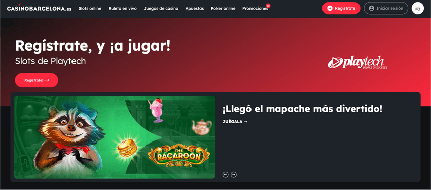 Juegos de Playtech en Casino Barcelona Página de slots de Playtech en Casino Barcelona