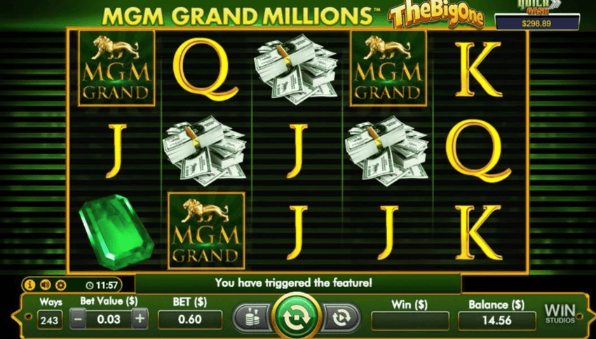 MGM Grand Millions jackpot