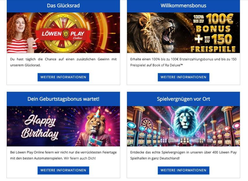 Bonusse in legalen deutschen Casinos