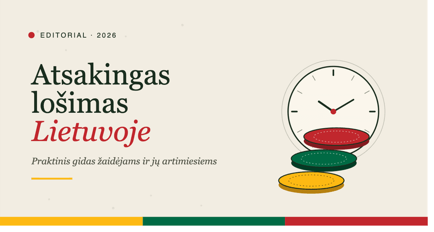 Knygos „Atsakingas lošimas Lietuvoje: praktinis gidas žaidėjams ir jų artimiesiems“ viršelis