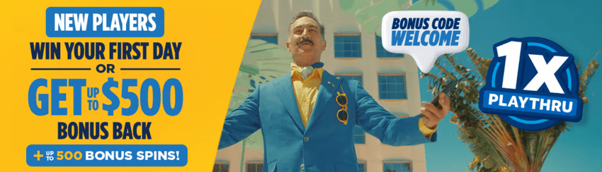 BetRivers Michigan deposit bonus with 100% net losses back up to $500 and up to 500 free spins