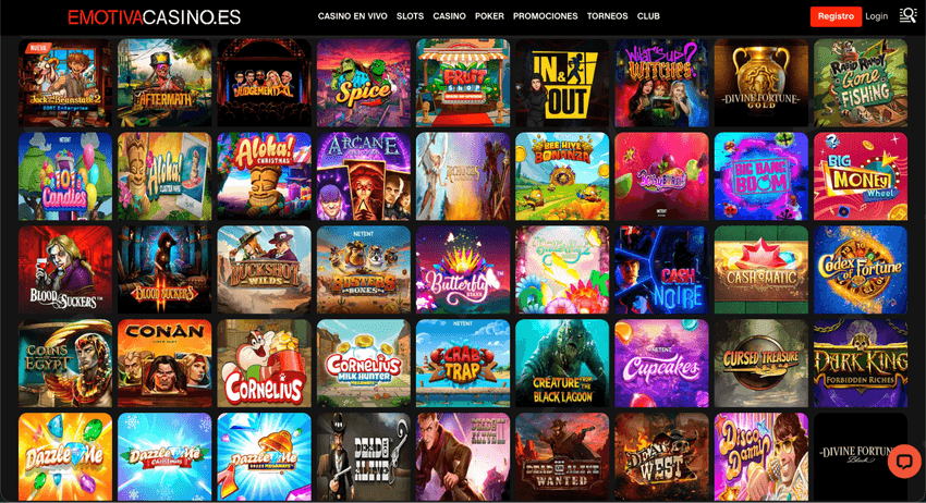 Juegos de NetEnt en Emotiva Catálogo de tragaperras NetEnt en Emotiva Casino España