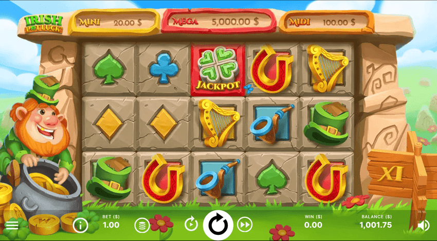 Irish Pot Luck jackpot