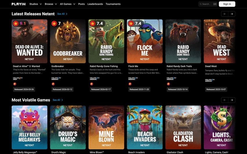 NetEnt slots games page showcasing Legal Online Slots in Michigan, including Dead or Alive 3 Wanted, Divine Fortune Gold, Gonzo’s Quest II, and Starburst Galaxy