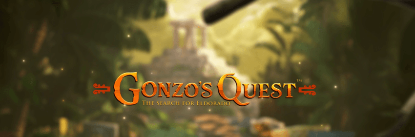 Gonzo's Quest de NetEnt Pantalla de inicio de Gonzo's Quest de NetEnt
