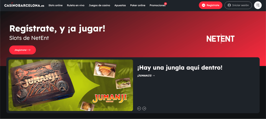 NetEnt en Casino Barcelona Página de slots de NetEnt en Casino Barcelona
