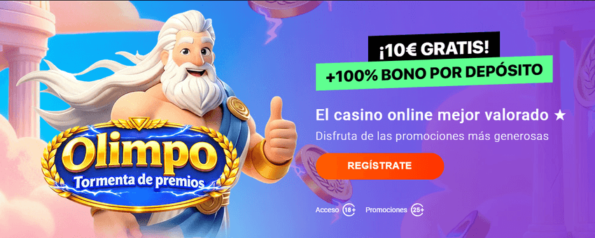 Promoción Olimpo OneCasino Promoción Olimpo Tormenta de premios con bono gratis y oferta de depósito