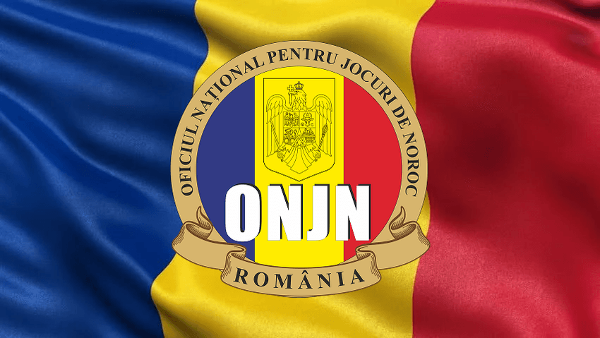 Logo ONJN cu steagul României