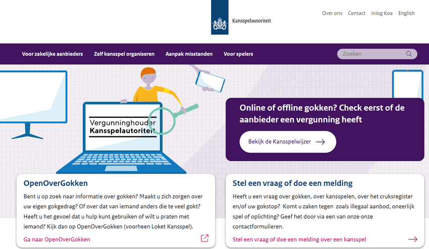 Kansspelautoriteit Nederland – toezicht op veilig en verantwoord gokken