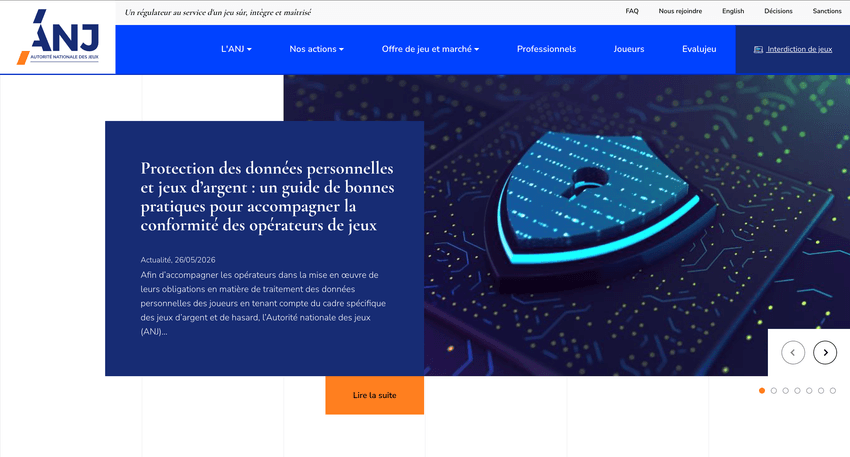 Service d’interdiction volontaire de jeux ANJ en ligne