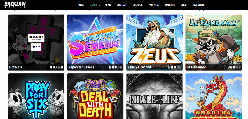 Hacksaw Gaming slot games available in Michigan