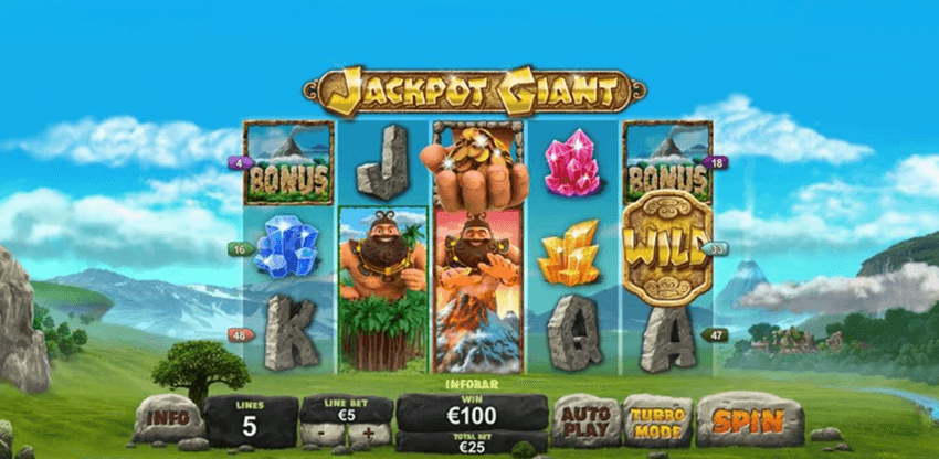 Joc Jackpot Giant cu jackpot progresiv și mai multe niveluri de câștig