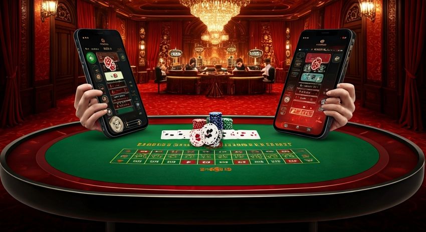 online baccarat game on mobile devices