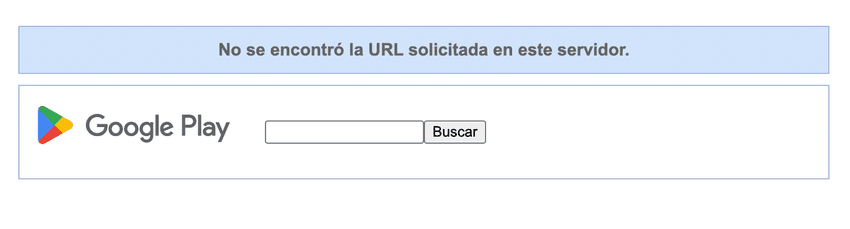 Error al acceder al enlace de descarga de la aplicación Android de Casino Gran Madrid