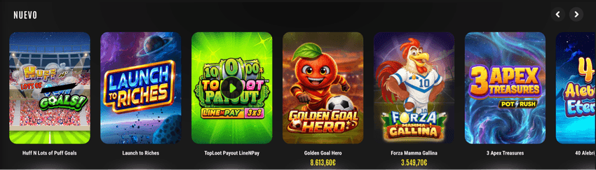 Nuevos juegos añadidos recientemente al catálogo de 888 Casino