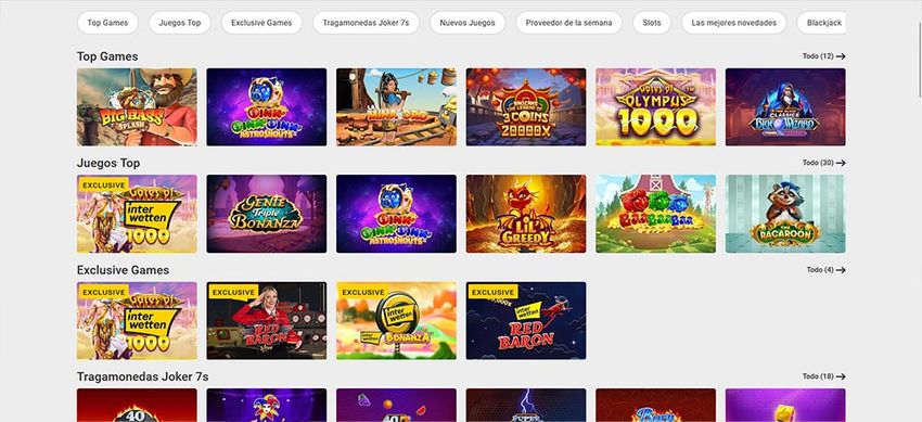 Catálogo de slots Interwetten con juegos top y exclusivos
