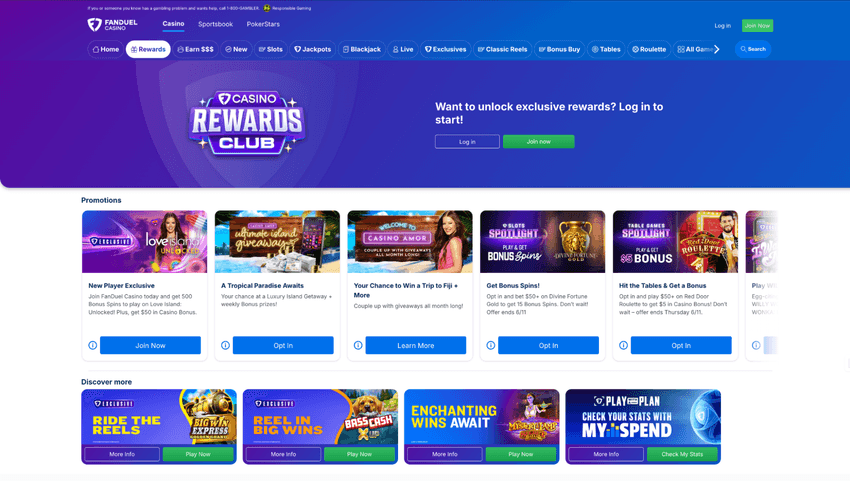 FanDuel Michigan Bonuses and Promotions FanDuel Michigan bonuses page highlighting welcome offers, rewards, and promotional campaigns